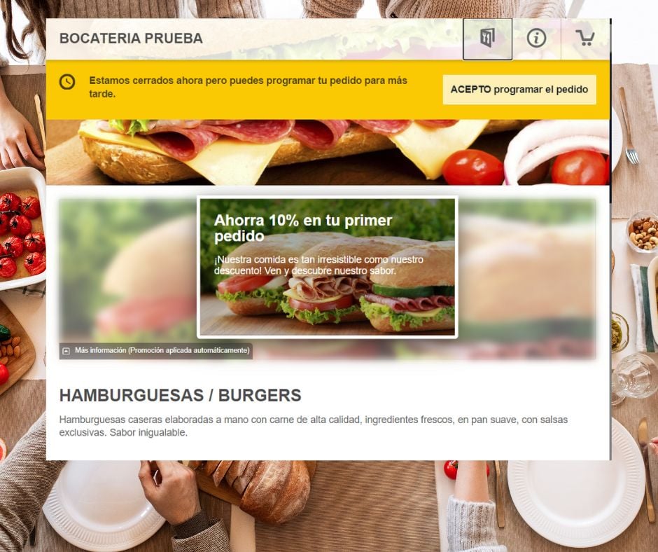 meetfood Online - promociones